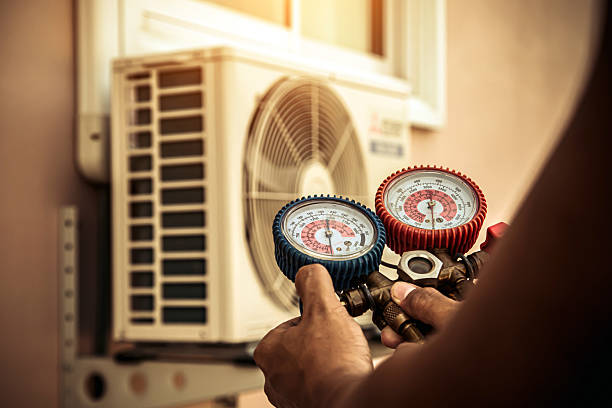 Professional Hvac technician working in Pitman, PA